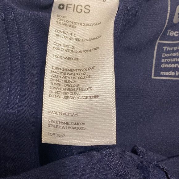 Figs scrubs jogger, pants, size small  - Picture 7 of 8